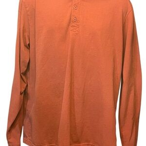 Field & Stream Men's Rust Long Sleeve Shirt
